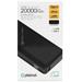 PLATINET POWER BANK 20 000 MAH PD65W QUICK CHARGE BLACK PMPB2065B