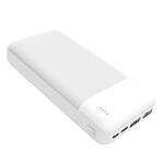 PLATINET POWER BANK 20000mAh Polymer ABS Texture White PMPB20W706W