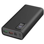 PLATINET POWER BANK 20000mAh Polymer PD 3.0 QC 3.0 LED Screen Black PMPB20WQC727B