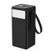 PLATINET POWER BANK 30000mAh Polymer ABS Texture Black PMPB5020