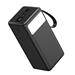 PLATINET POWER BANK 30000mAh Polymer ABS Texture Black PMPB5020