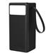 PLATINET POWER BANK 30000mAh Polymer ABS Texture Black PMPB5020