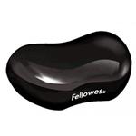 Podložka pod zápästie CRYSTAL, ergonomická, gélová, čierna, Fellowes felfergwpadcrys