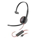 Poly Blackwire 3210 Monaural USB-C Headset (Bulk) 80S09A6