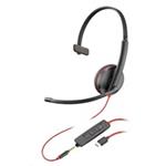 Poly Blackwire C3215 Monaural Headset +Carry Case (Bulk) 80S05A6