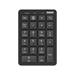 PORT CONNECT Bluetooth Rechargeable Keypad, Bluetooth dobíjecí numerická klávesnice,černá 3567049008024