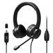 PORT CONNECT - Stereo headset s mikrofonem, USB-A/USB-C, černá 3567049016050