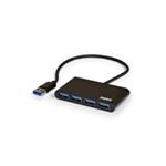 PORT HUB USB-A, 4x USB-A 3.0, černá 900121