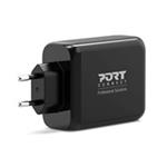 PORT síťová nabíječka pro USB-C a USB-A, 120 W, černá 900107-EU