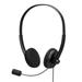 PORT stereo headset s mikrofonem, USB-A, černá 901604