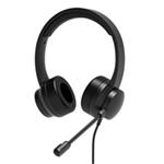 PORT stereo headset s mikrofonem, USB-A/USB-C, černá 901605