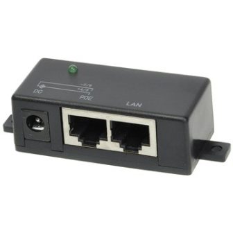 Power-over-Ethernet injektor s LED