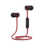 Powerton bezdrôtové bluetooth slúchadlá W2, s magnetickým uchycením, mikrofón, ovládanie hlasitosti W2 - red