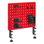 Powerton Pegboard upínaci na stôl, červený, herná WPEPB02