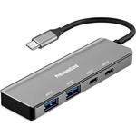 PremiumCord 5G SuperSpeed Hub USB-C na 2x USB 3.2 C +2x USB 3.2 A, Aluminum ku31hub11