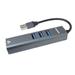 PremiumCord adaptér USB3.0 -> LAN RJ45 ETHERNET 10/100/1000 MBIT + 3x USB3.0 port kuethernet7