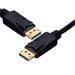 PremiumCord DisplayPort 1.4 přípojný kabel M/M, zlacené konektory, 1,5m kport8-015