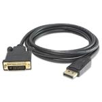 PremiumCord DisplayPort na DVI kabel 3m, stín. M/M kportadk02-03