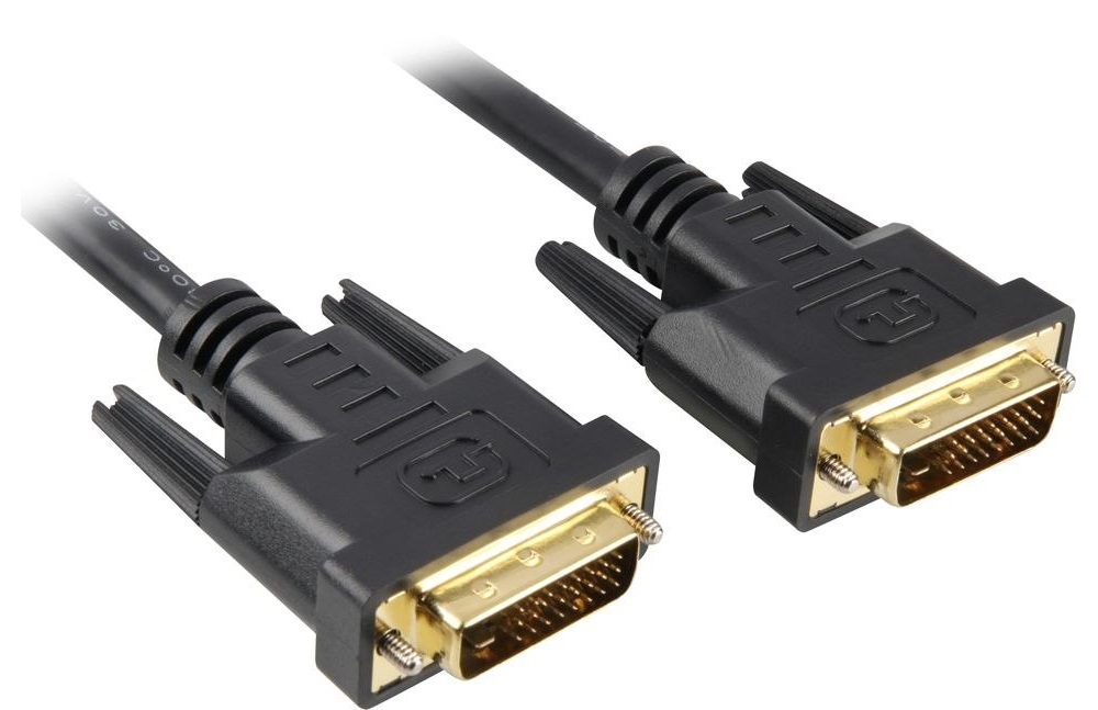 PremiumCord DVI-D propojovací kabel/ dual-link/ DVI(24+1)/ MM/ 1m/ černý kpdvi2-1