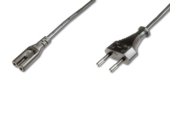 PremiumCord - Elektrický kabel - Eurozástrčka (M) do IEC 60320 C7 - AC 230 V - 2 m - černá KPSPM