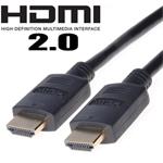 PremiumCord HDMI 2.0 High Speed + Ethernet kabel, zlacené konektory, 15m kphdm2-15