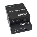 PremiumCord HDMI extender na 120m, over IP, jeden vysílač na více přijímačů khext120-2