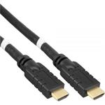 PremiumCord HDMI High Speed with Ether.4K@60Hz kabel se zesilovačem,25m, 3x stínění, M/M, zlacené konektory kphdm2r25