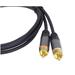 PremiumCord HQ stínený kabel stereo Jack 3.5mm-2xCINCH M/M 1,5m kjqcin015