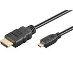 PremiumCord Kabel HDMI A - HDMI micro D, 2m kphdmad2