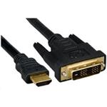 PREMIUMCORD Kabel HDMI - DVI 10m (M/M, zlacené kontakty, stíněný) kphdmd10