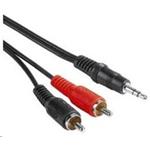 PremiumCord Kabel Jack 3.5mm-2xCINCH M/M 10m