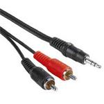 PremiumCord Kabel Jack 3.5mm-2xCINCH M/M 15m kjackcin15