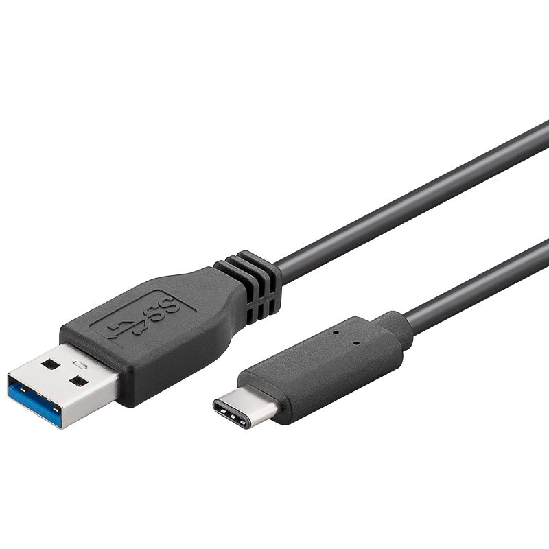 PremiumCord Kabel USB 3.1 konektor C/male - USB 3.0 konektor A/male, 0,5m ku31ca05bk