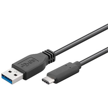 PremiumCord Kabel USB 3.1 konektor C/male - USB 3.0 konektor A/male, 1m ku31ca1bk