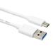 PremiumCord kabel USB-C - USB 3.0 A (USB 3.1 generation 2, 3A, 10Gbit/s) 1m bílá KU31CK1W