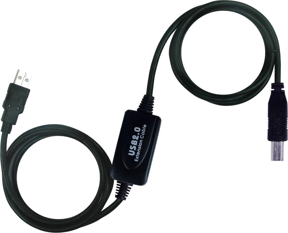 PremiumCord - Kabel USB - USB (M) do mini-USB typ B (M) - 10 m - aktivní KU2REP10AB