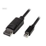 PremiumCord Mini DisplayPort - DisplayPort V1.2 přípojný kabel M/M 1m kport7-01