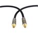 PremiumCord Optický audio kabel Toslink, OD:7mm, Gold-metal design + Nylon 1m kjtos7-1