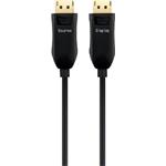 PremiumCord Optický DisplayPort 1.3/1.4 přípojný kabel M/M, zlacené konekt. 10m kport6-10