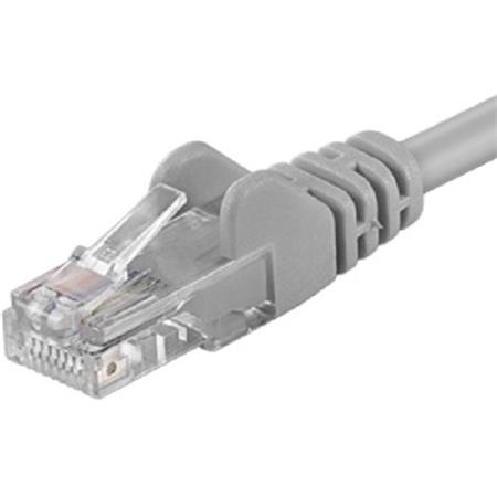 PremiumCord - Patch kabel - RJ-45 (M) do RJ-45 (M) - 1.5 m - UTP - CAT 6 - šedá