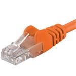 PremiumCord - Patch kabel - RJ-45 (M) do RJ-45 (M) - 10 m - UTP - CAT 6 - oranžová SP6UTP100E