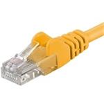 PremiumCord Patch kabel UTP RJ45-RJ45 CAT6 1,5m žlutá