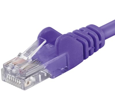 PremiumCord Patch kabel UTP RJ45-RJ45 level 5e 2m fialová