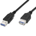 PremiumCord Prodlužovací kabel USB 3.0 Super-speed 5Gbps A-A, MF, 9pin, 2m ku3paa2bk