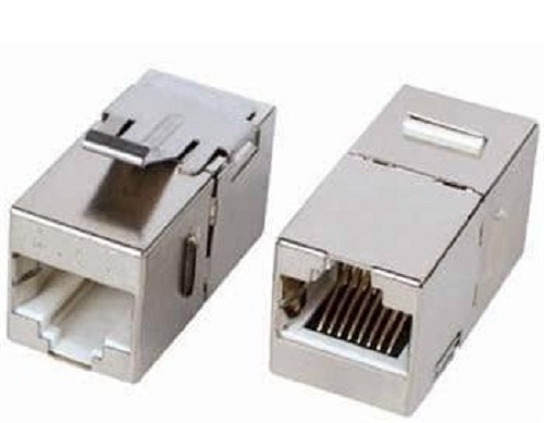 PremiumCord Spojka RJ45 STP cat.6, tienená srjp-05