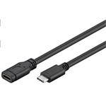 PREMIUMCORD USB- C prodlužovací kabel (USB 3.1 generation 1), C/M - C/F, 2m ku31mf2