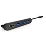 PREMIUMCORD USB3.1 Typ-C hub 3x USB3.0 + čtečka SD karet ku31hub06