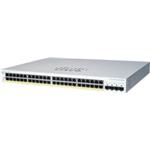 Prepínač Cisco CBS220-48P-4G, 48xGbE RJ45, 4xSFP, PoE+, 382W CBS220-48P-4G-EU-RF