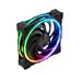 přídavný ventilátor Akasa SOHO AR LED 12 cm RGB AK-FN108