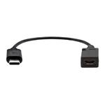 ProXtend adaptér/redukce USB-C na USB Micro B (F) černý, 20cm PX-USBC-MICROB-0002